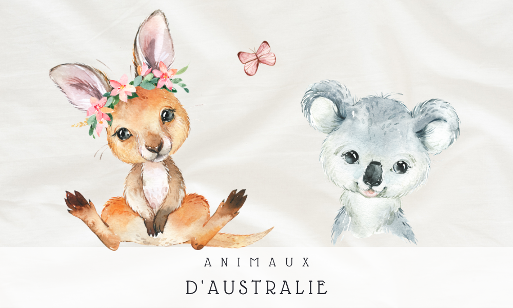 Faire-part Naissance Animaux d'Australie