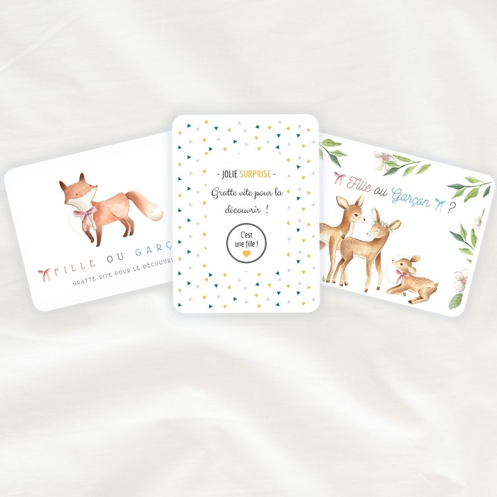 Carte Annonce Fille ou Garçon