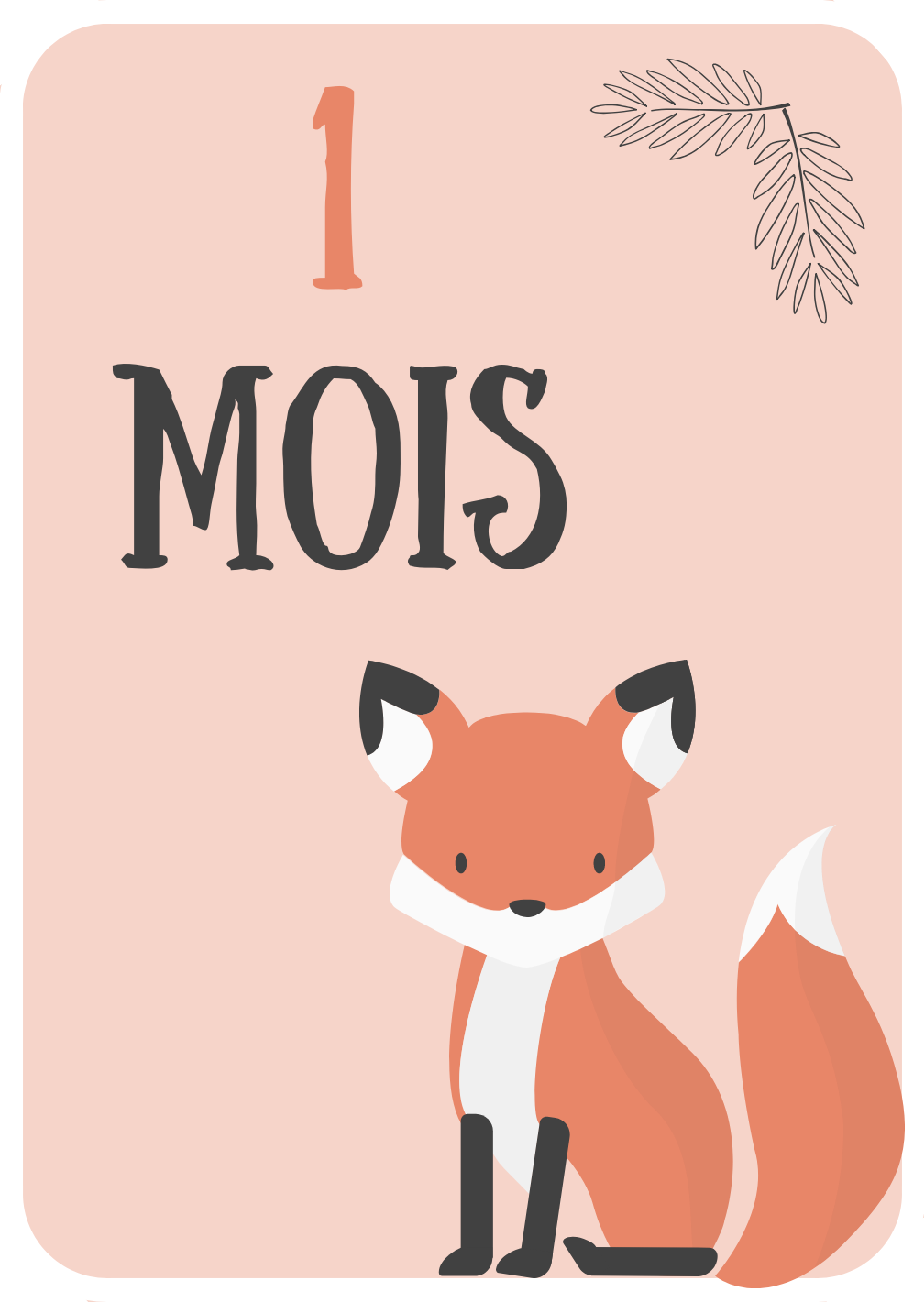 Cartes étapes Bébé