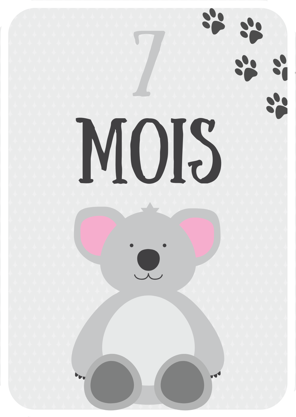 Cartes étapes Bébé