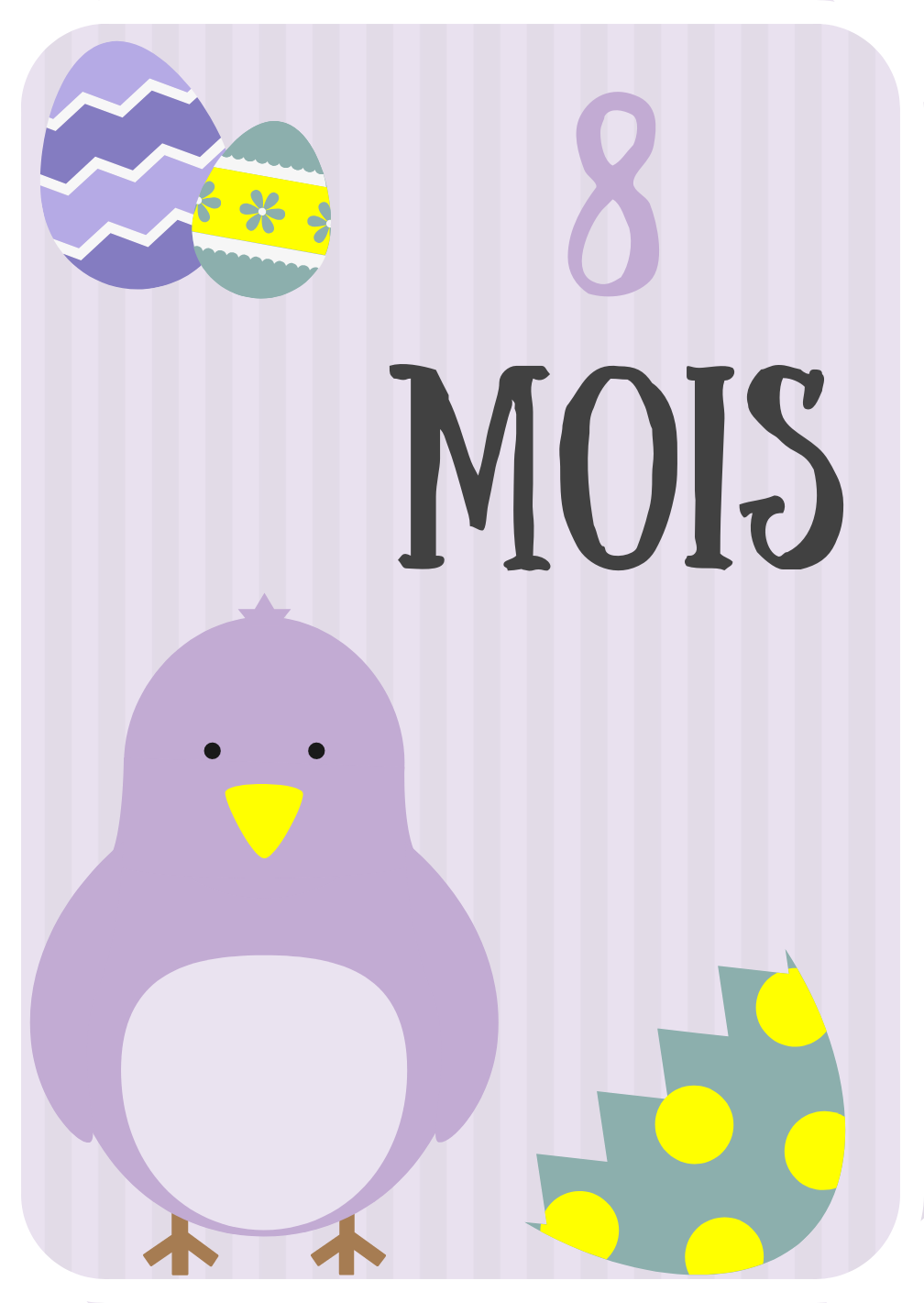 Cartes étapes Bébé