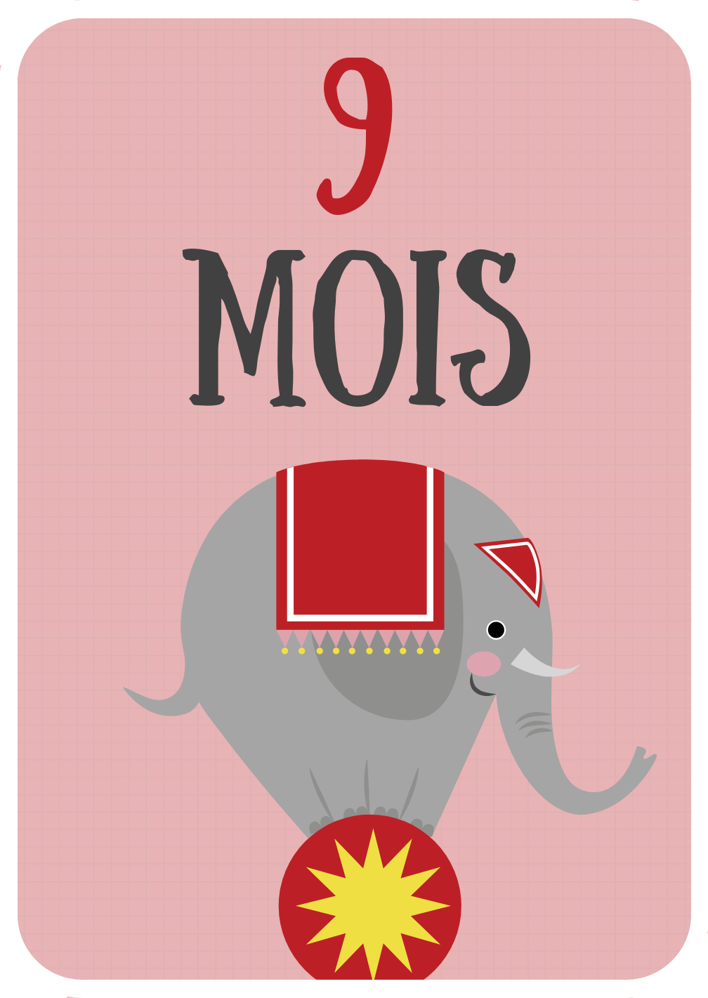 Cartes étapes Bébé