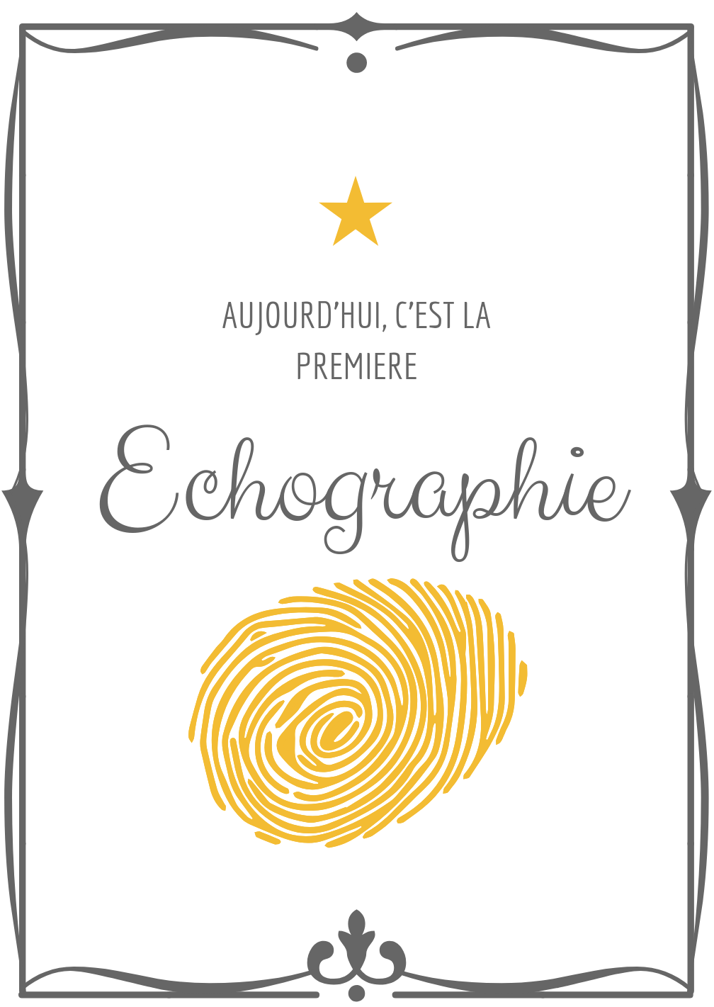 Cartes étapes Grossesse