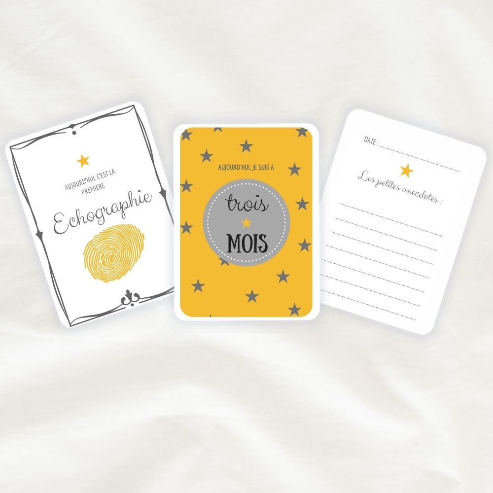 Cartes étapes Grossesse