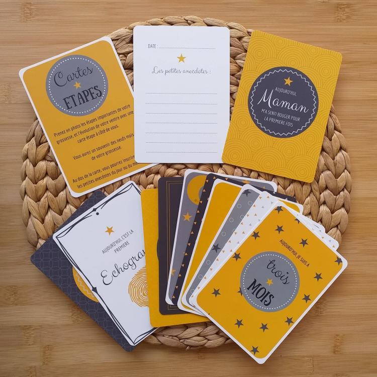 Cartes étapes Bébé