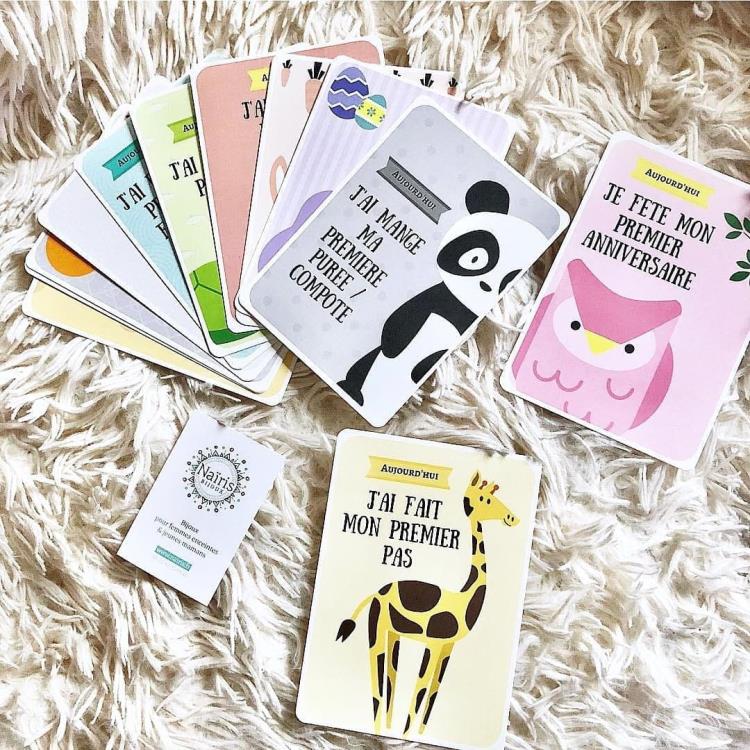 Cartes étapes Bébé