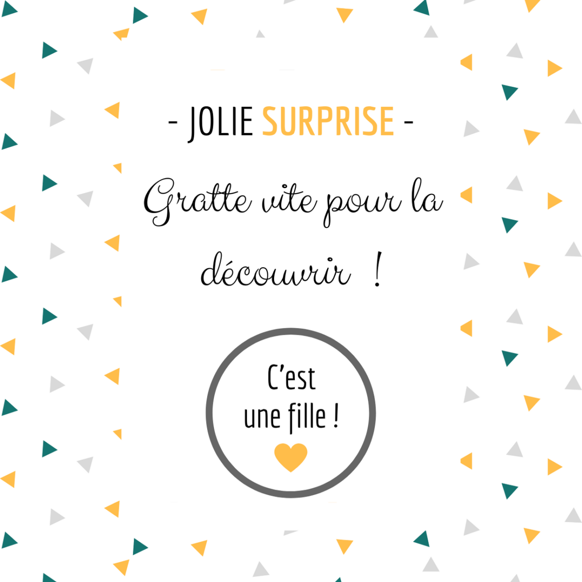 Carte Annonce Fille