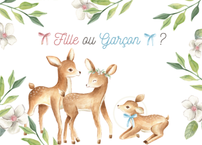 Carte Annonce Garcon