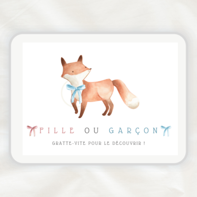 Carte Annonce Garcon