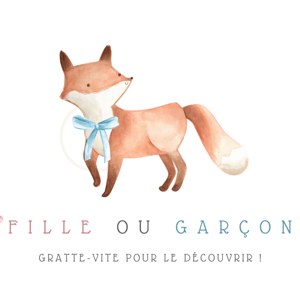 Carte Annonce Garcon