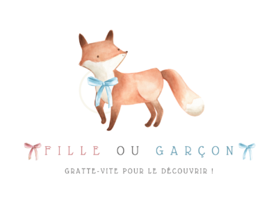 Carte Annonce Garcon