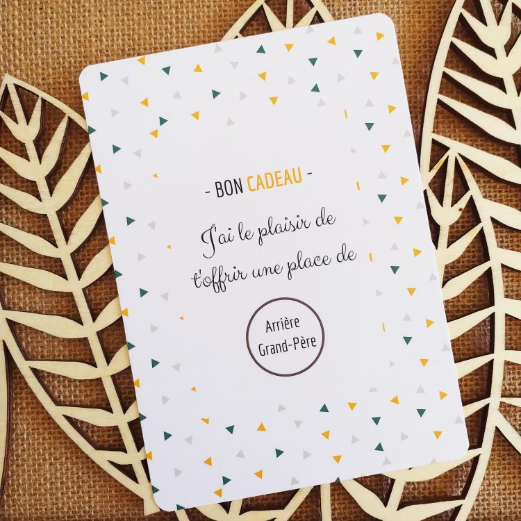 Carte Annonce arriere grand pere