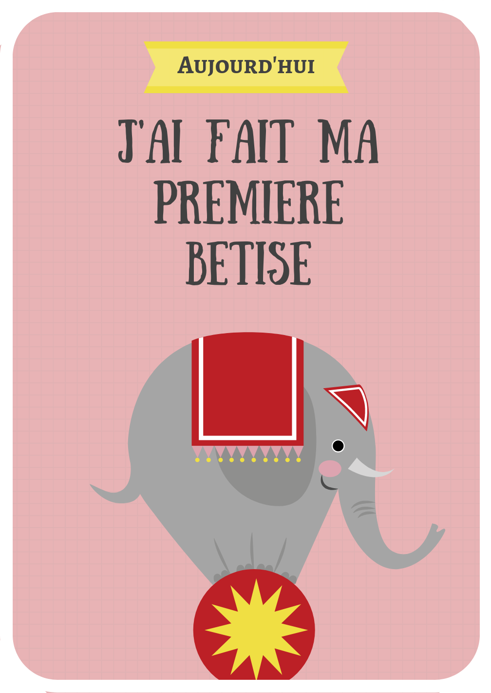 Cartes étapes Bébé