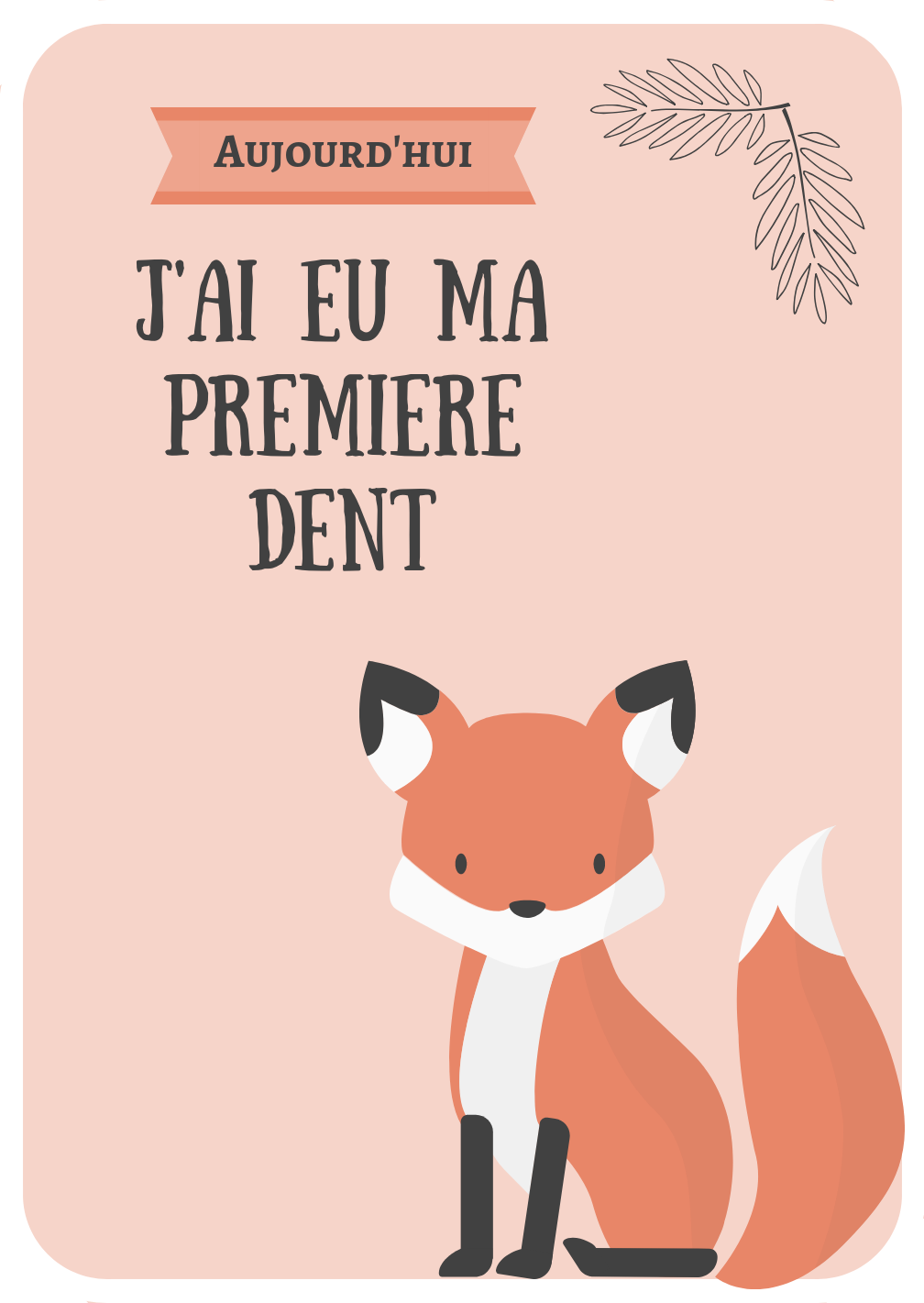 Cartes étapes Bébé