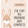 Cartes étapes Bébé